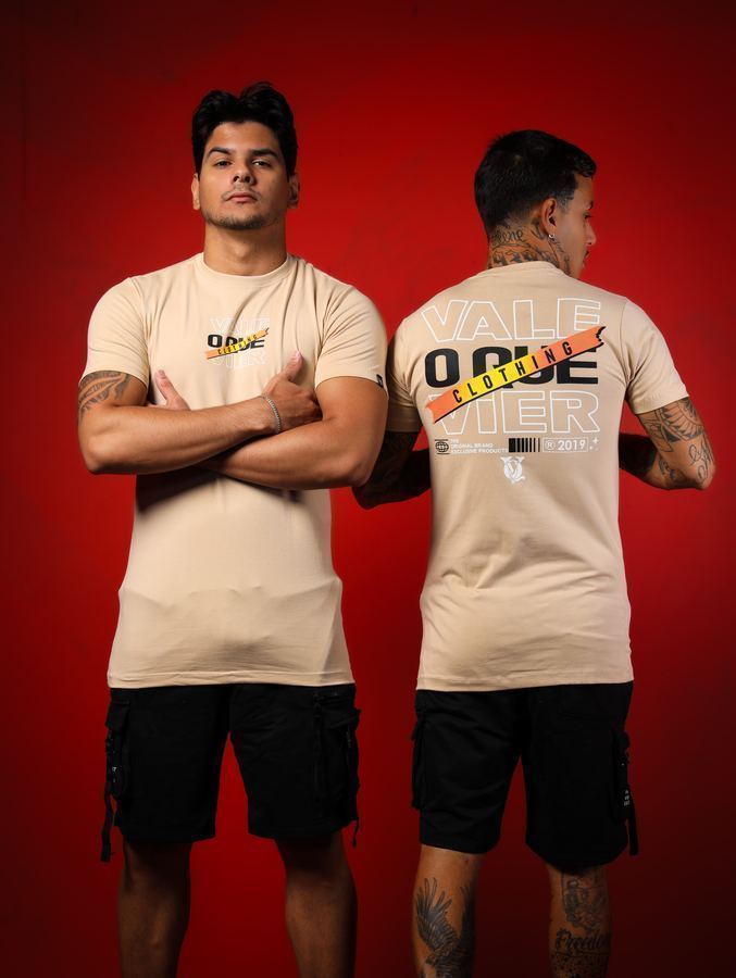 Camisa Long Bege